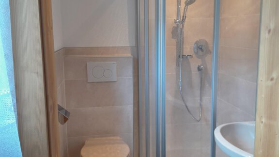 Dusche Einzelzimmer - Haus Arnold Otto - Sölden