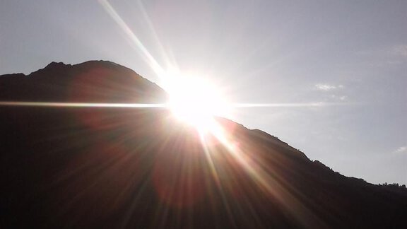 Sonnenaufgang - Haus Seppl - Sölden