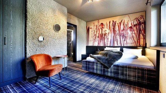 Top3 Schlafzimmer - HEART - Manufaktur Appartements - Sölden