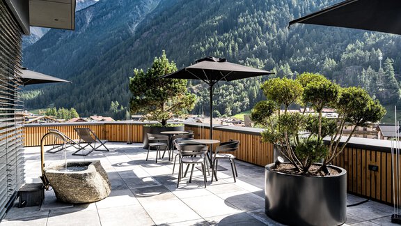Sonnenterrasse - Hotel Alpina - Sölden