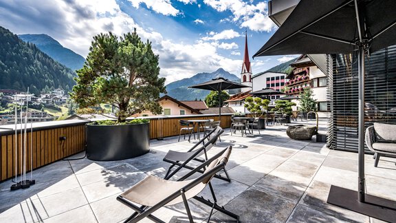 Sonnenterrasse - Hotel Alpina - Sölden