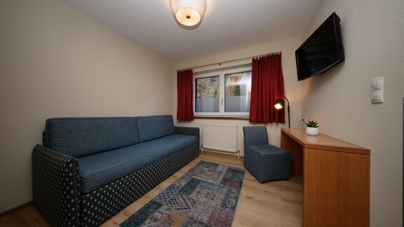 Junior Suite_Wohn-Schlafbereich 2 - Hotel Garni Maria Theresia - Sölden