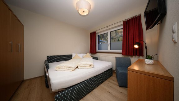 Junior Suite_Schlafbereich - Hotel Garni Maria Theresia - Sölden