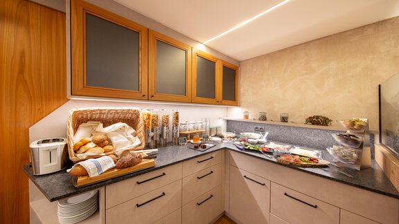 Frühstücksbuffet - Hotel Garni Schönblick Apart - Sölden