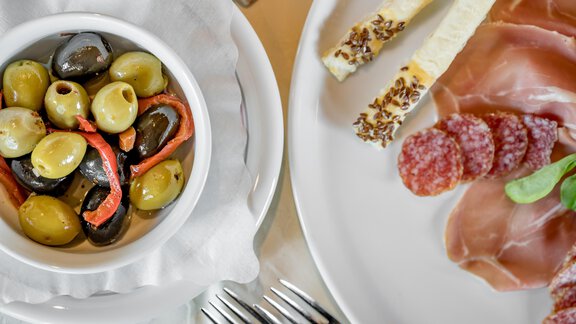 Große Auswahl am Buffet - Hotel Sölderhof - Sölden