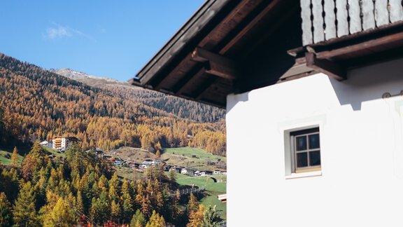 Blick Richtung Gaislachkoglbahn - Landhaus Peater's Hoamat - Sölden