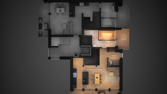 TOP03_Dachgeschoss - LENI MOUNTAIN LODGE - Boutique Appartements - Sölden