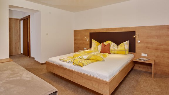Schlafbereich Apartment - Pension Alpenruhe - Sölden