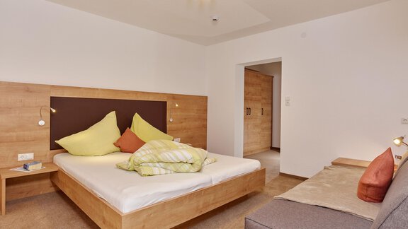 Schlafbereich Apartment - Pension Alpenruhe - Sölden