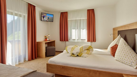 Schlafbereich Apartment - Pension Alpenruhe - Sölden