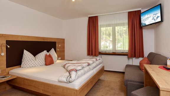 Schlafbereich Apartment - Pension Alpenruhe - Sölden