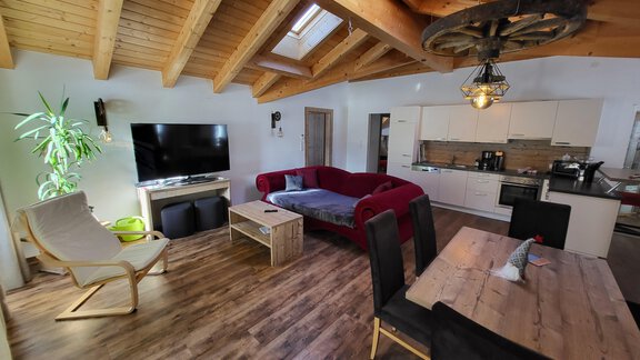 Wohnzimmer - Rooftop Apartment - Sölden