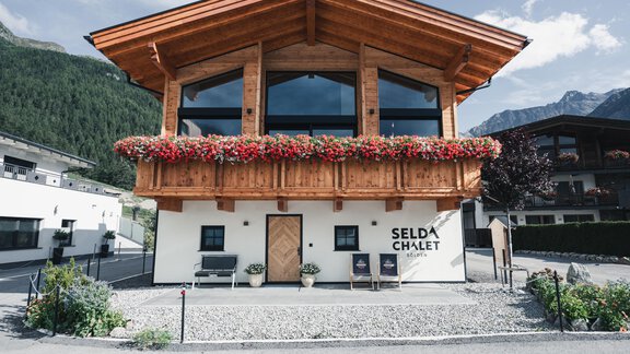 Hausansicht Sommer - Selda Chalet - Sölden