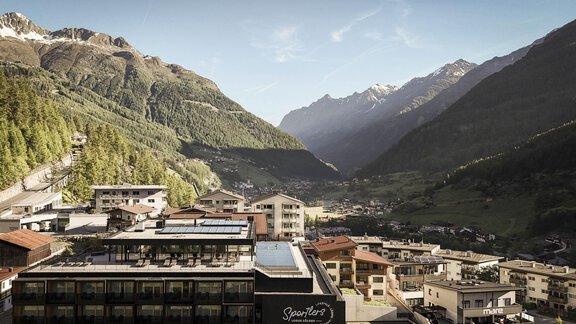 Sonnenterrasse - Sportlers Lodge Sölden - Sölden