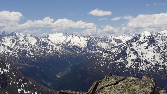 Blick vom Söldenkogl Richtung Obergurgl 02.06.2020 - Top Apart Daniela - Sölden