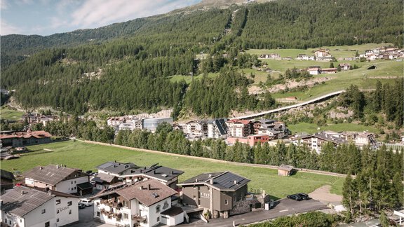 ViBES_Luftansicht_1 - VIBES Sölden - your alpine homebase - Sölden