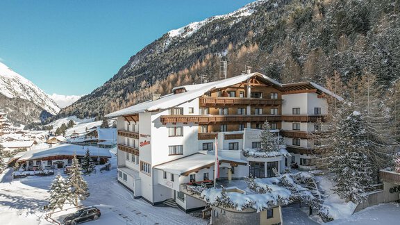 Similaun Winter Drohne-1 - Hotel Similaun - Vent
