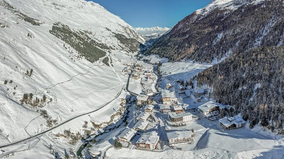 Similaun Winter Drohne-3 - Hotel Similaun - Vent