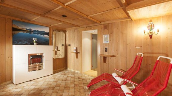 Sauna Ruheraum - Garni Ötztal ROOMS & APARTS - Zwieselstein