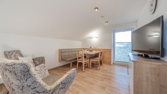 Appartement Wohnraum - Garni Ötztal ROOMS & APARTS - Zwieselstein