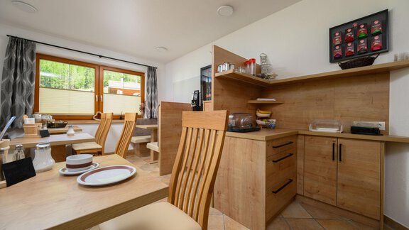 Frühstücksraum - Gästehaus Judith - Zwieselstein