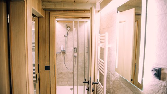 Dusche 1. Stock - Landhaus im Grüne - Zwieselstein