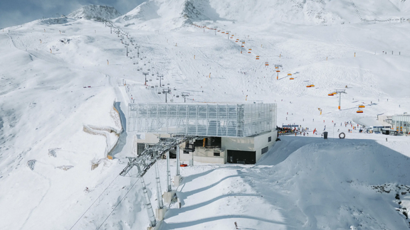 Sölden, Landschaft, Stimmung, Impressionen, Berg, Winter, Giggijochbahn