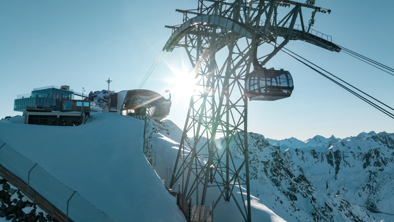 skiing, hiking, mountain huts, Soelden, mountains, winter, Museum, 007 Elements