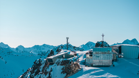 Soelden, landscape, atmosphere, impressions, mountains, winter, Museum, café, restaurant, bar, 007 Elements, ice Q