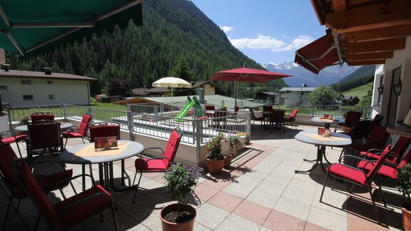 Terrasse - Hotel Schöpf - Gries
