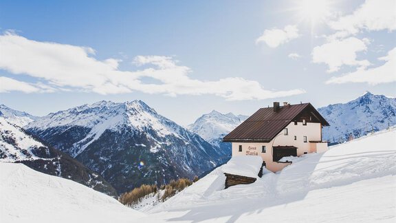 Winter Aussenansicht HM IX - Haus Maria - Hochsölden