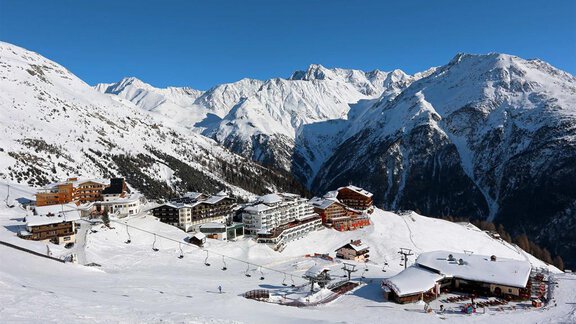 Winteraufnahme Hochsölden - Pension Ferdinand - Hochsölden