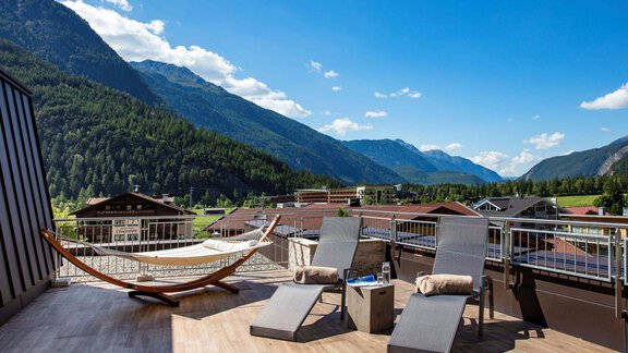 Panorama Dachterrasse - Appartements Panorama - Längenfeld