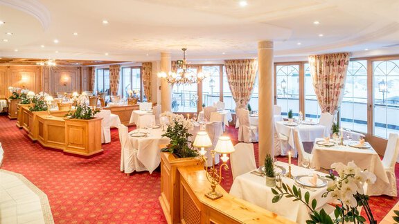 Speisesaal 1 - Hotel Bellevue 4 Sterne superior - Obergurgl 