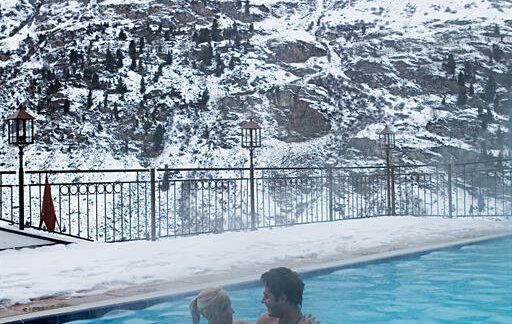 Aupenpool mit Berge - Hotel Bellevue 4 Sterne superior - Obergurgl 