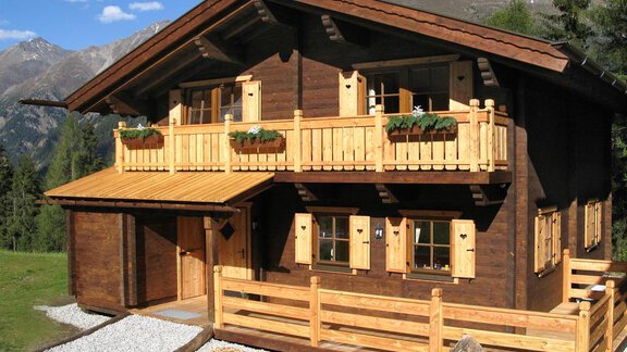 Hüttenansicht - Almdorf Waldesruh - Sölden