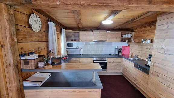 Almhütte_Wohnküche__23_ - Almhütte Chrisanten Thaya Sölden - Sölden