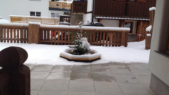 Terrasse im Winter - Am Trogwohl - Sölden