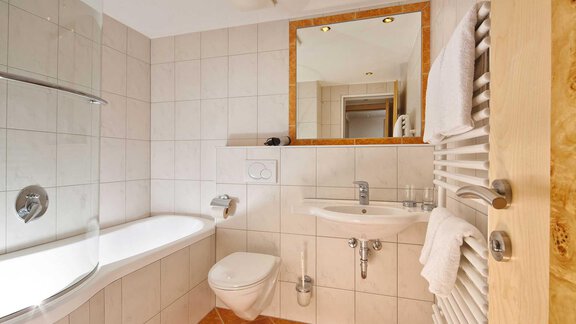 Apart Gletscherblick Badezimmer - Sölden