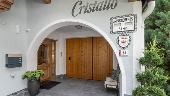 Cristallo-Eingang - Appartement Cristallo - Sölden