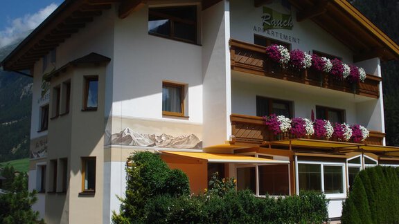 Westansicht - Appartement Rauch - Sölden