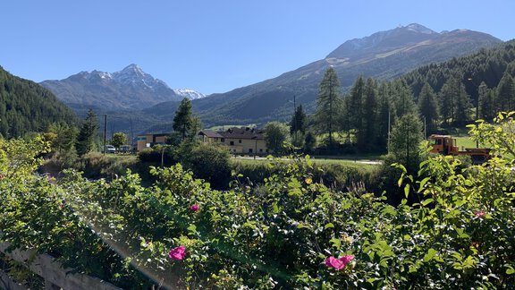 Blick auf den Hausberg Nederkogel - Appt. Ideal - Sölden