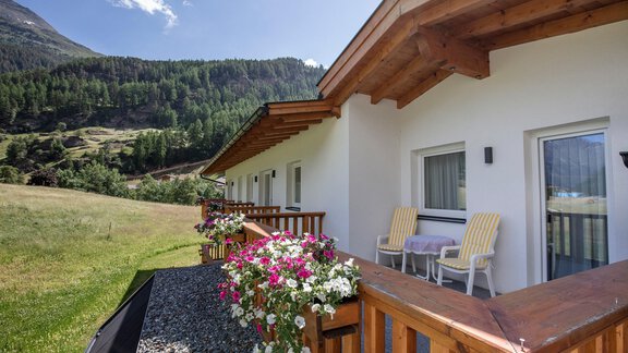Terrasse Comfort Doppelzimmer - Garni Jaqueline - Sölden
