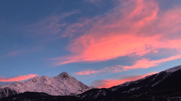 Abendstimmung über Sölden - Granbichlhof - Sölden