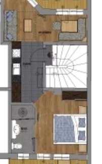 Grundriss Steinbock - HAUS ERIKA apartments - Sölden
