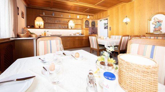 Fruehstuecksraum - Haus Montjola - Sölden