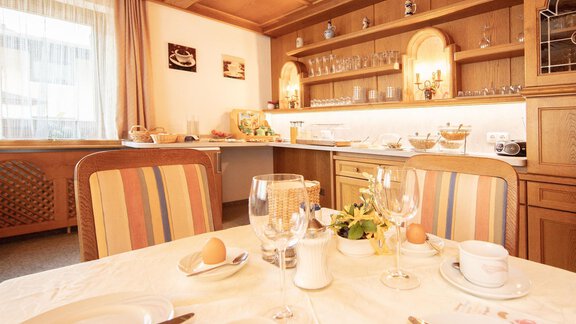 Fruehstuecksraum - Haus Montjola - Sölden