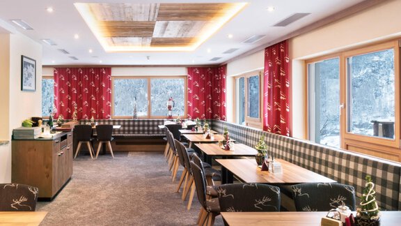 Speisesaal - Hotel Waldcafe - Sölden