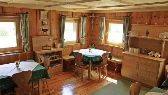 Frühstücks- und Aufenthaltsraum - Landhaus Fiegl Hubert - Sölden