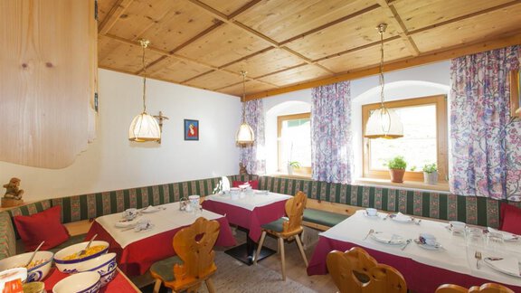 Frühstücks- Aufenthaltsraum - Landhaus Grüner - Sölden